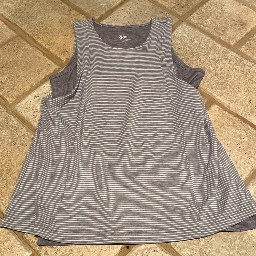 EUC Athleta Girls athletic 2-layered tank top